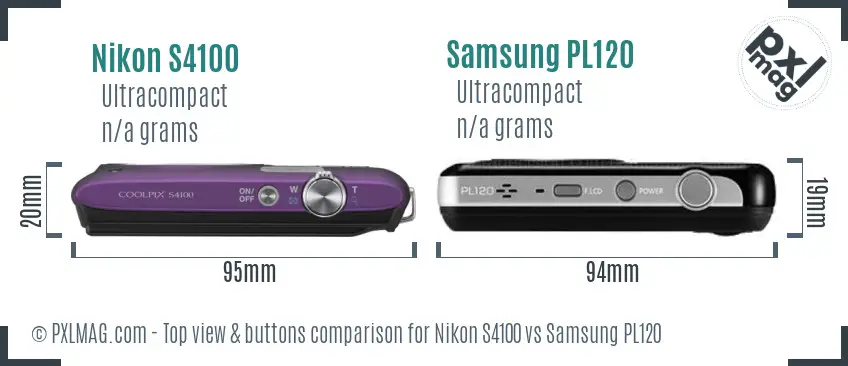 Top view design and control layout comparison