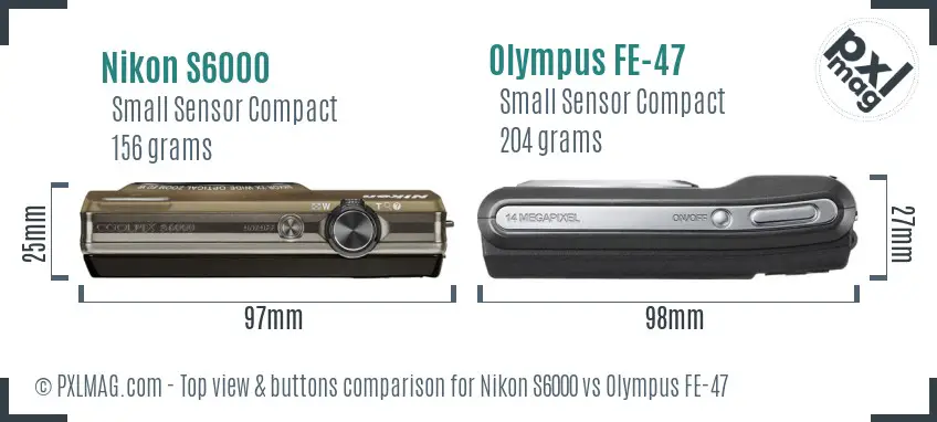 Top view design and control layout comparison