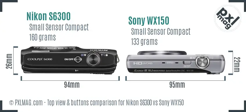 Top view design and control layout comparison