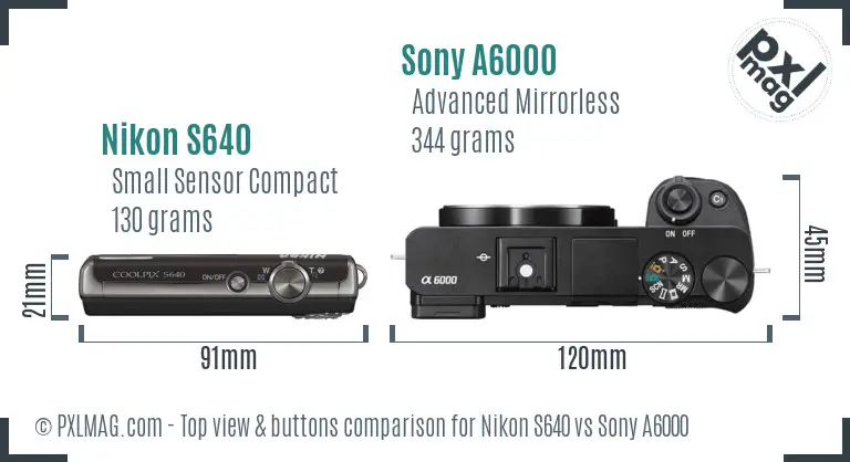Top view design and control layout comparison
