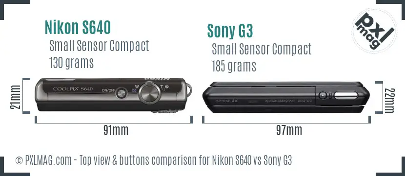 Top view design and control layout comparison