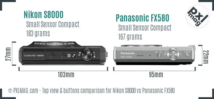 Top view design and control layout comparison