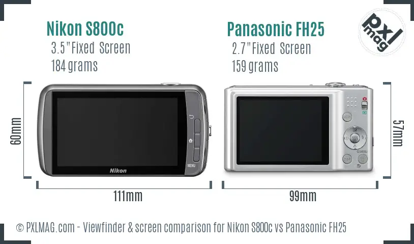 The Nikon's OLED touchscreen is a stark upgrade from Panasonic’s basic LCD.