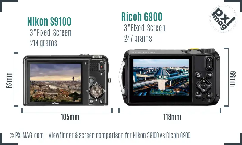 Back screen comparison