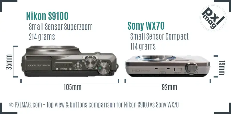 Top View Design and Control Layout Comparison