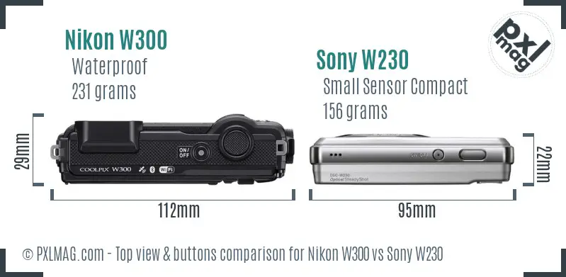 Top view design and control layout comparison