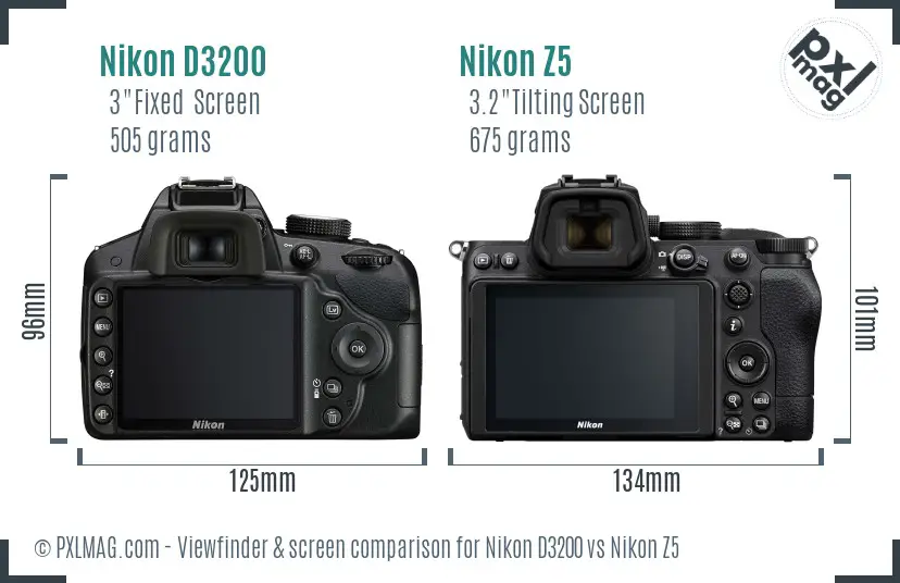 Back screen and interface comparison IMG