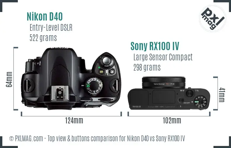 Top view design and control layout comparison