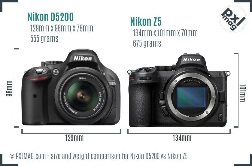 Canon nikon сравнение. 9500 Vs 5200.