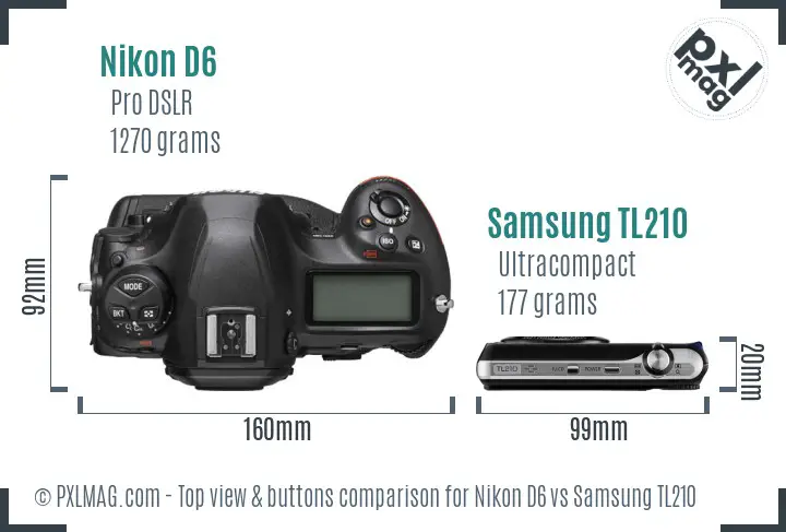 Top Control Layout Comparison