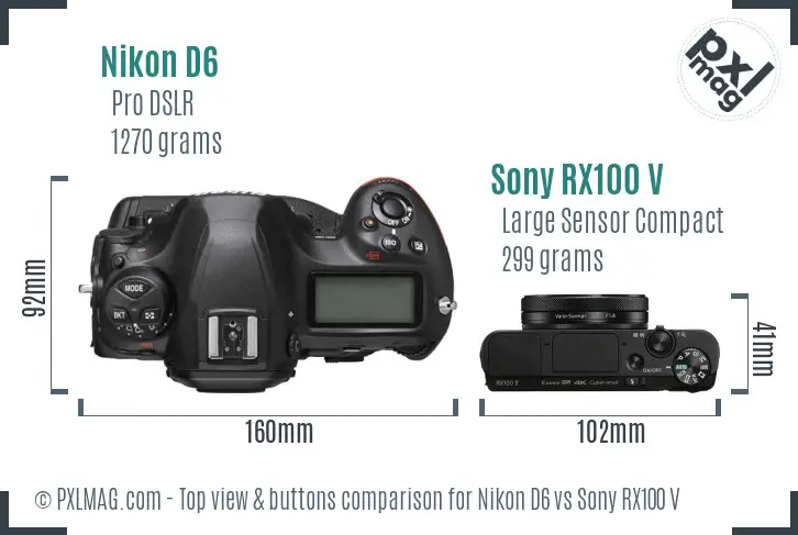 Top view design and control layout comparison