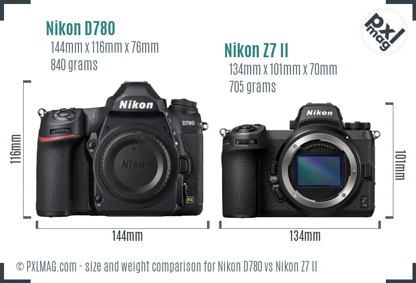 Nikon D780 vs Nikon Z7 II Detailed Comparison - PXLMAG.com