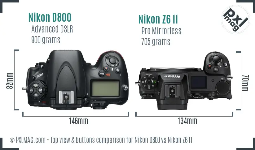Top view design and control layout comparison