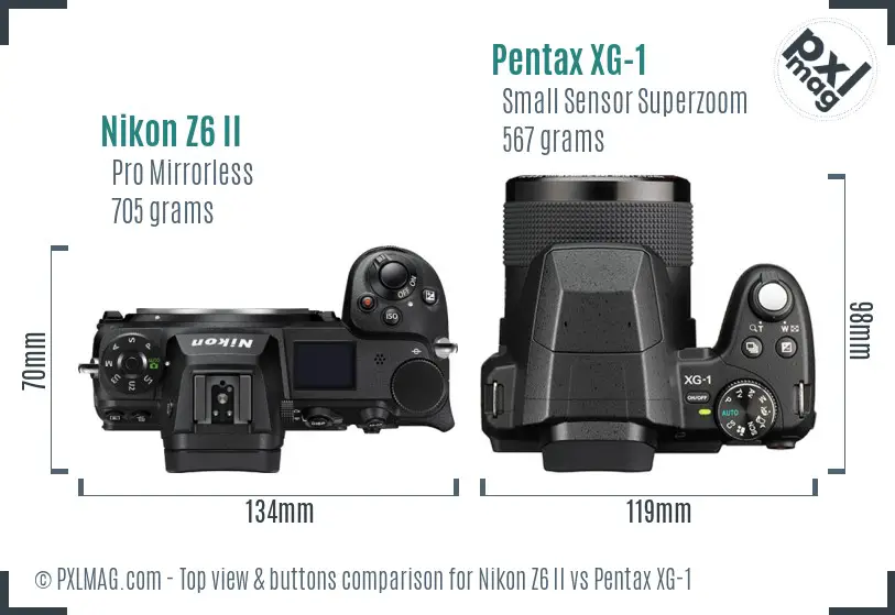Top view design and control layout comparison