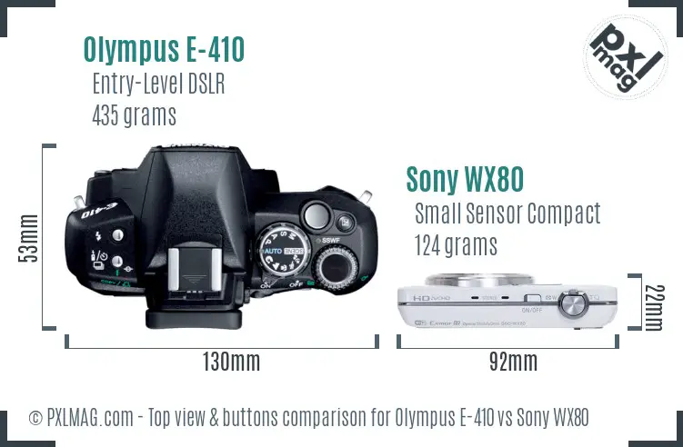 Top view design and control layout comparison