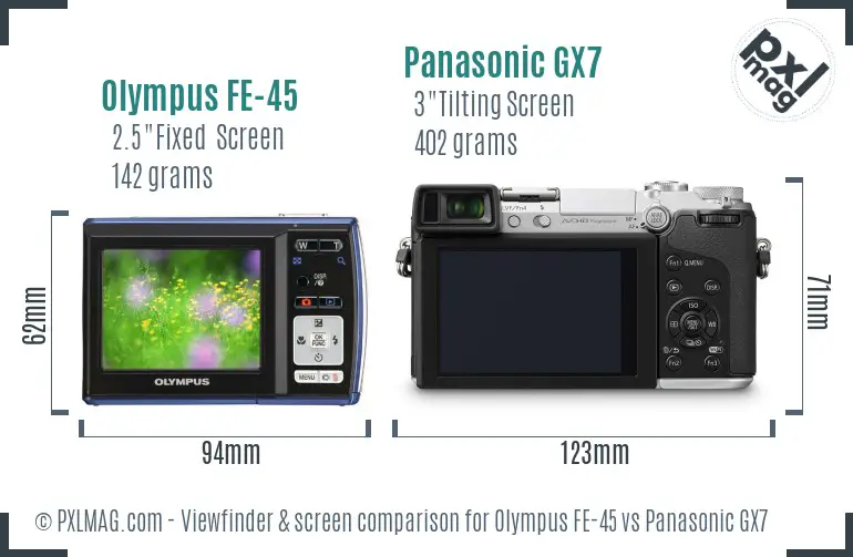 LCD screen and interface comparison