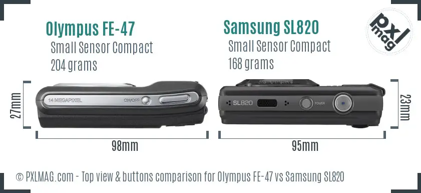 Top view design and control layout comparison