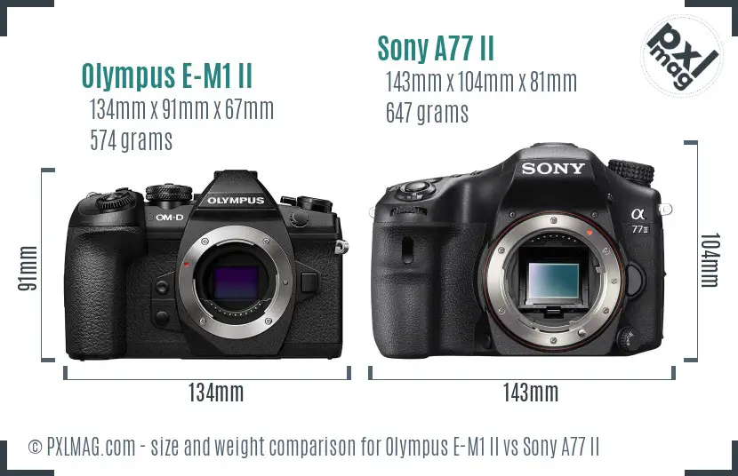 Size and ergonomics comparison