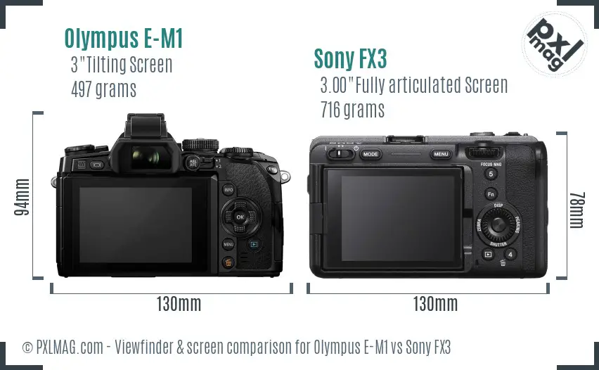 Rear Screen and Interface