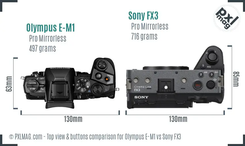 Top View of Both Cameras
