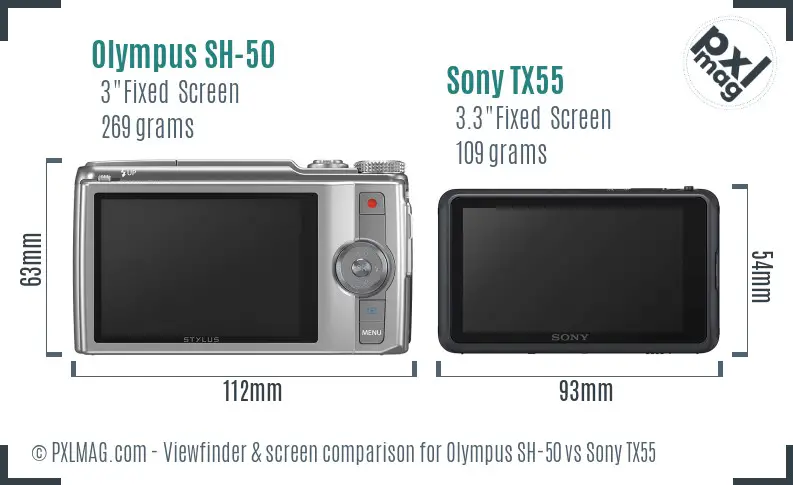 Back screen comparison