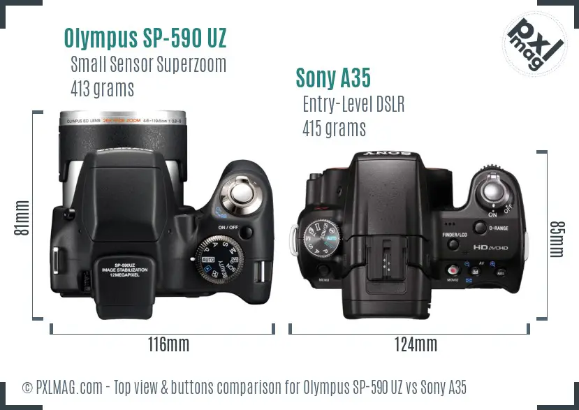 Top View Design and Control Layout Comparison