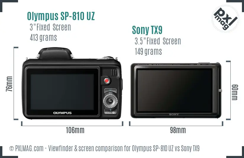 Back LCD screens comparison