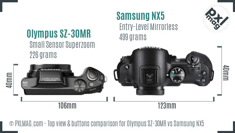 Top View Design and Control Layout