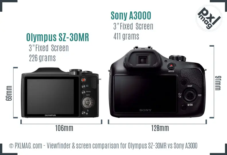 Back screen and interface comparison