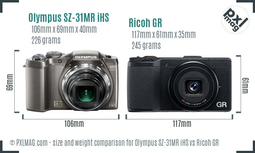 Physical size and ergonomics comparison