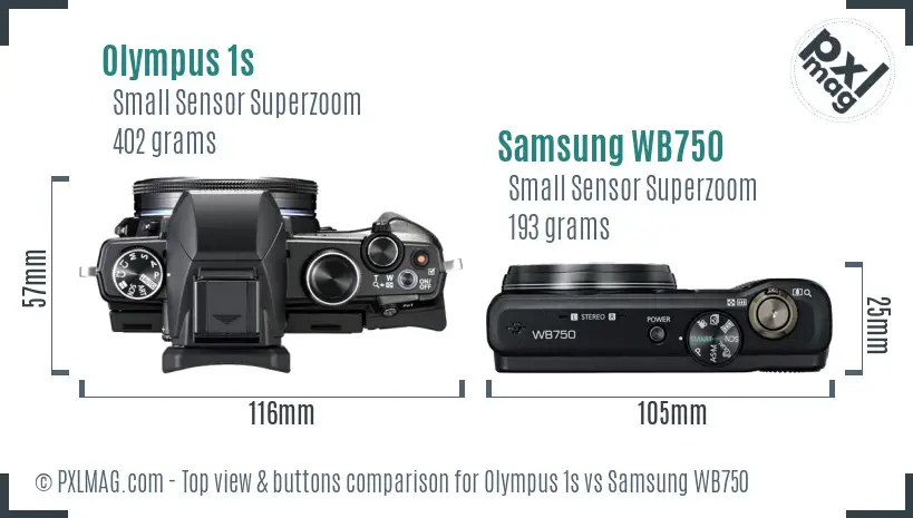 Top view design and control layout comparison