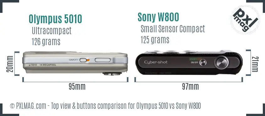 Top view design and control layout comparison