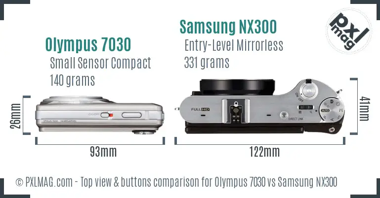 Top view design and control layout comparison