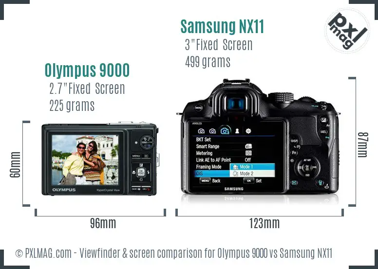 Back LCD screen comparison