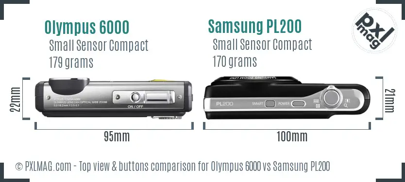 Top view design and control layout comparison