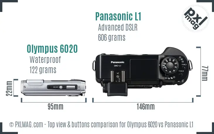 Top view design and control layout comparison