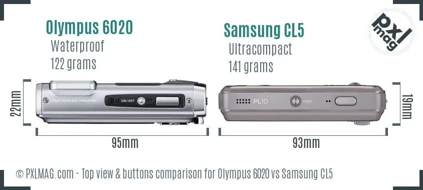 Top view design and control layout comparison
