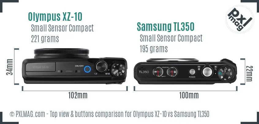 Top view design and control layout comparison