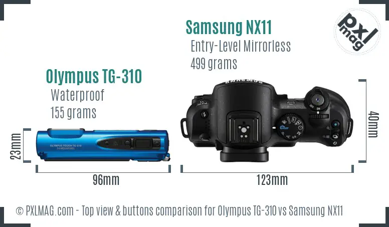 Top view design and control layout comparison