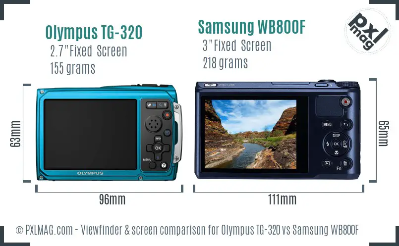 Back side screen comparison showing LCD quality