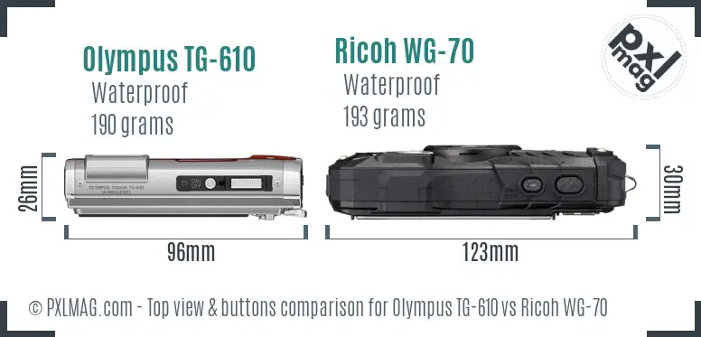 Top view design and control layout comparison