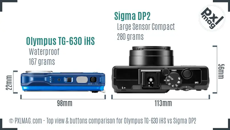 Top view design and control layout comparison