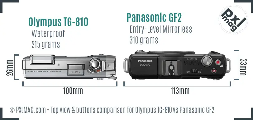 Top view design and control layout comparison