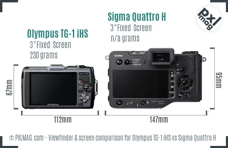 Back LCD screen and interface comparison