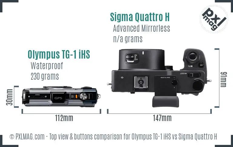 Top view design and control layout comparison