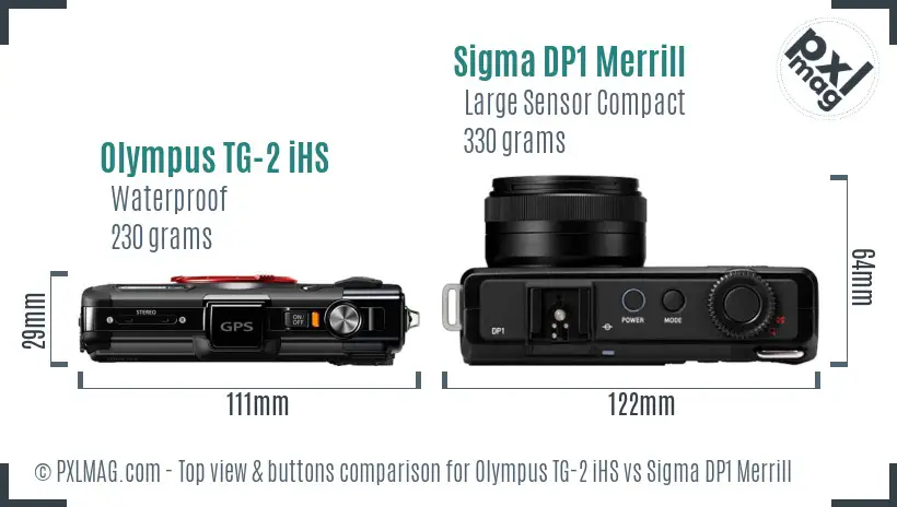 Top view design and control layout comparison