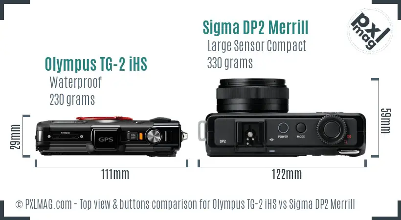 Top view design and control layout comparison