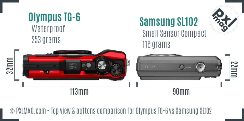 Top view design and control layout comparison