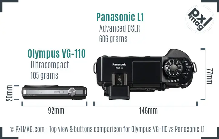 Top view design and control layout comparison