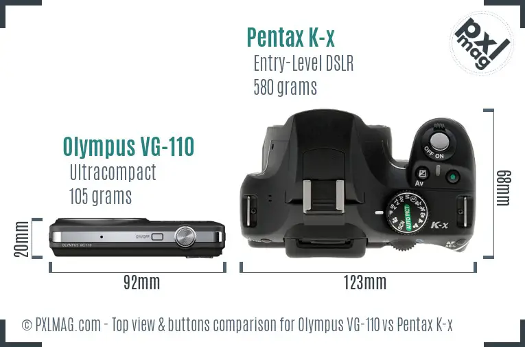 Top view design and control layout comparison